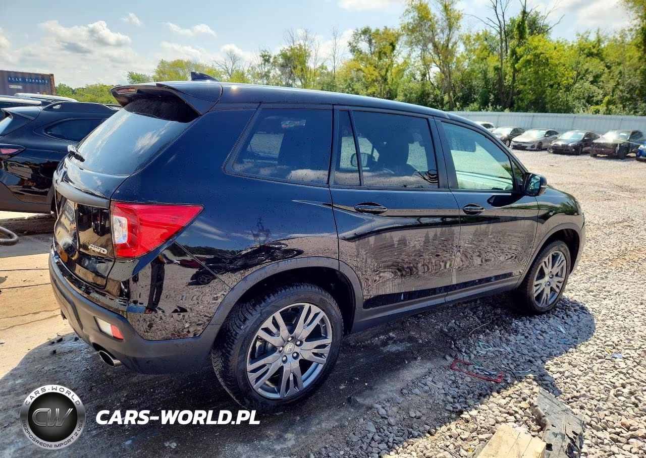 2021 Honda Passport Exl VIN:5FNYF8H59MB017404 - 3