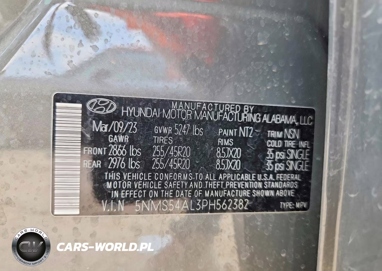 2023 Hyundai Santa Fe Calligraphy VIN:5NMS54AL3PH562382 - 13