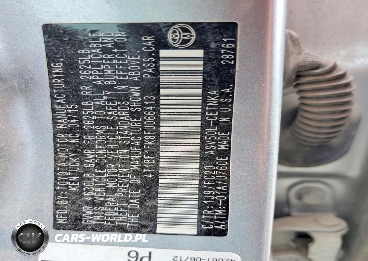 2015 Toyota Camry Le VIN:4T1BF1FK8FU066413 - 13