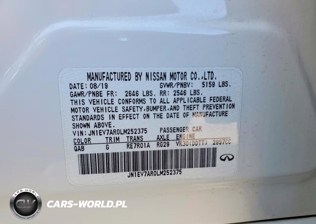 2020 Infiniti Q50 3.0T Luxe VIN:JN1EV7AR0LM252375 - 13
