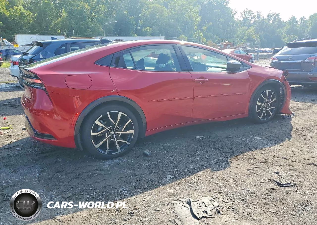 2024 Toyota Prius Prime Xse VIN:JTDACACU9R3025507 - 3