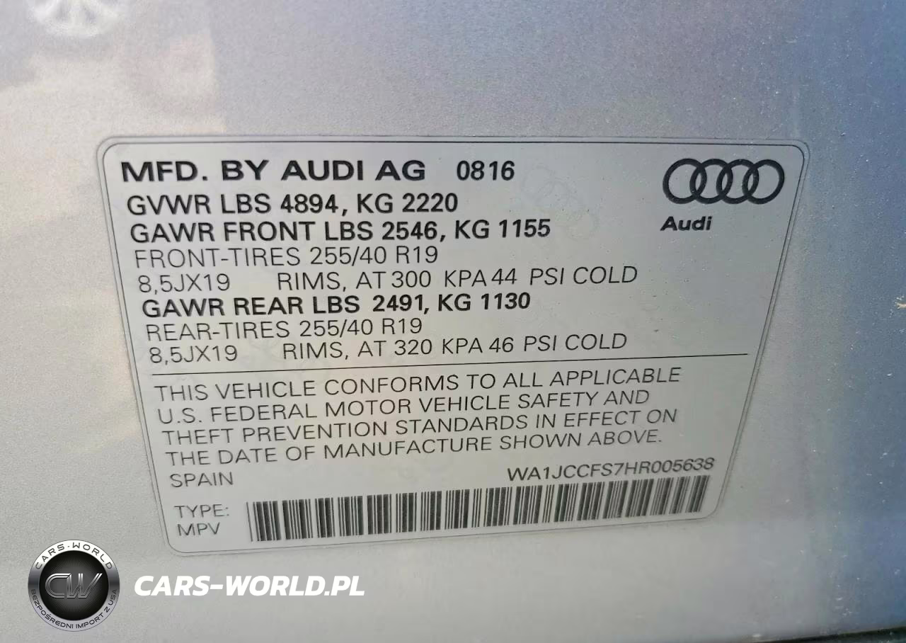 2017 Audi Q3 Premium Plus VIN:WA1JCCFS7HR005638 - 14