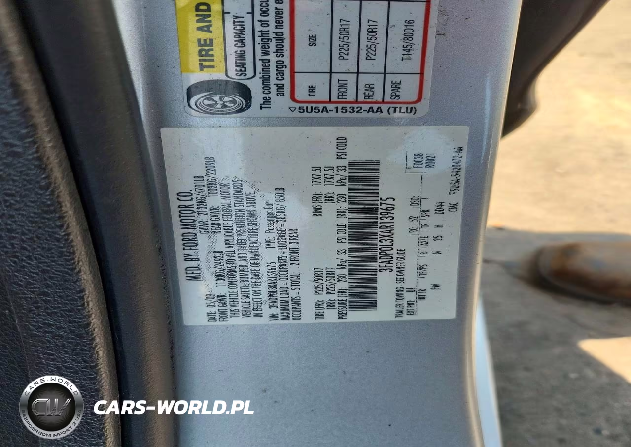 2010 Ford Fusion Hybrid VIN:3FADP0L3XAR139675 - 12