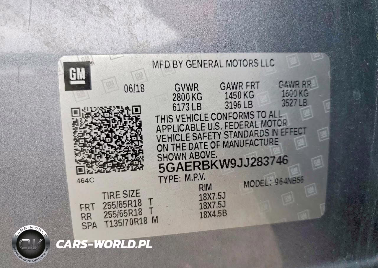 2018 Buick Enclave Essence VIN:5GAERBKW9JJ283746 - 13