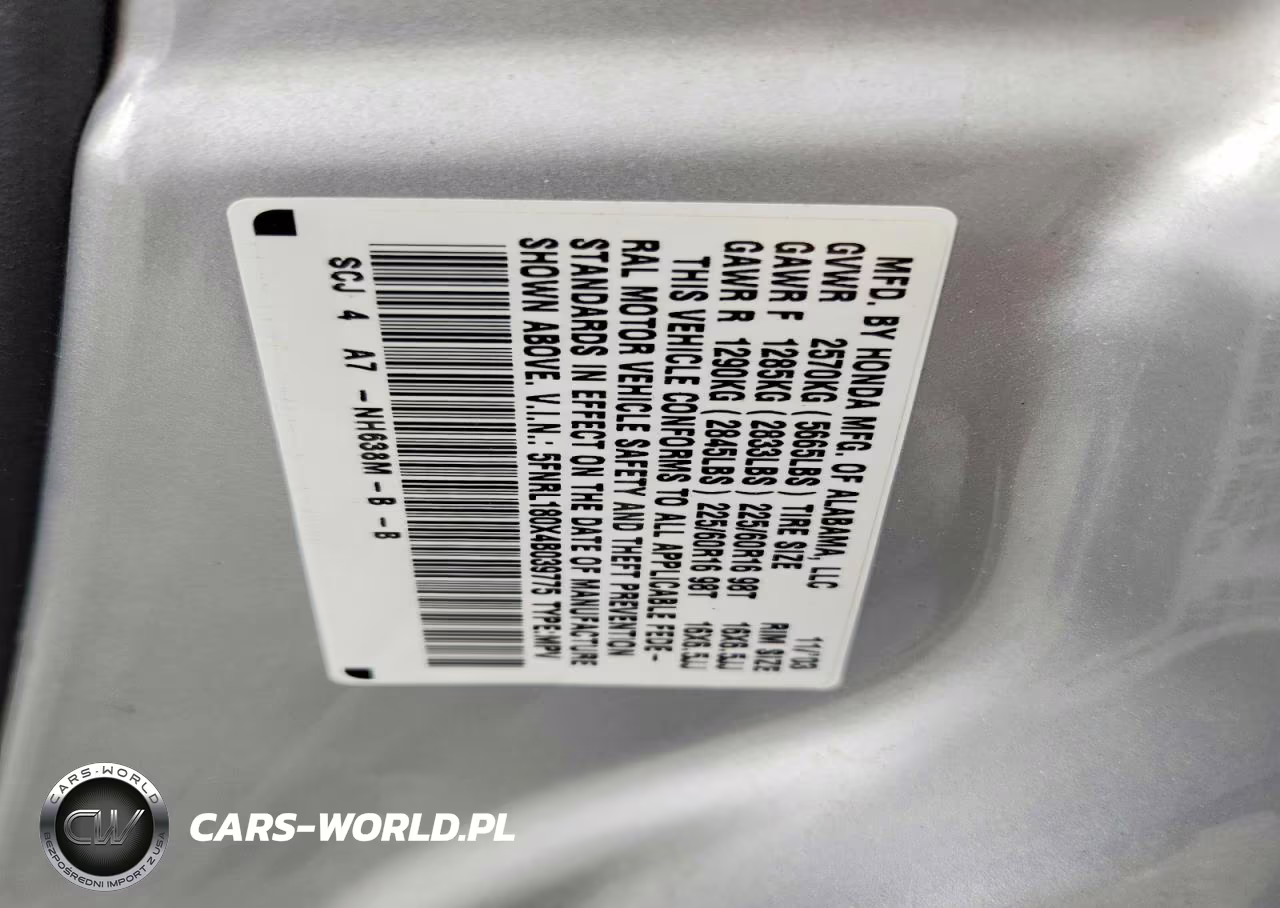 2004 Honda Odyssey Exl VIN:5FNRL180X4B039775 - 13