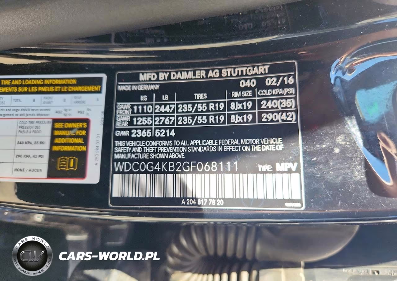 2016 Mercedes-Benz Glc 300 4Matic VIN:WDC0G4KB2GF068111 - 13
