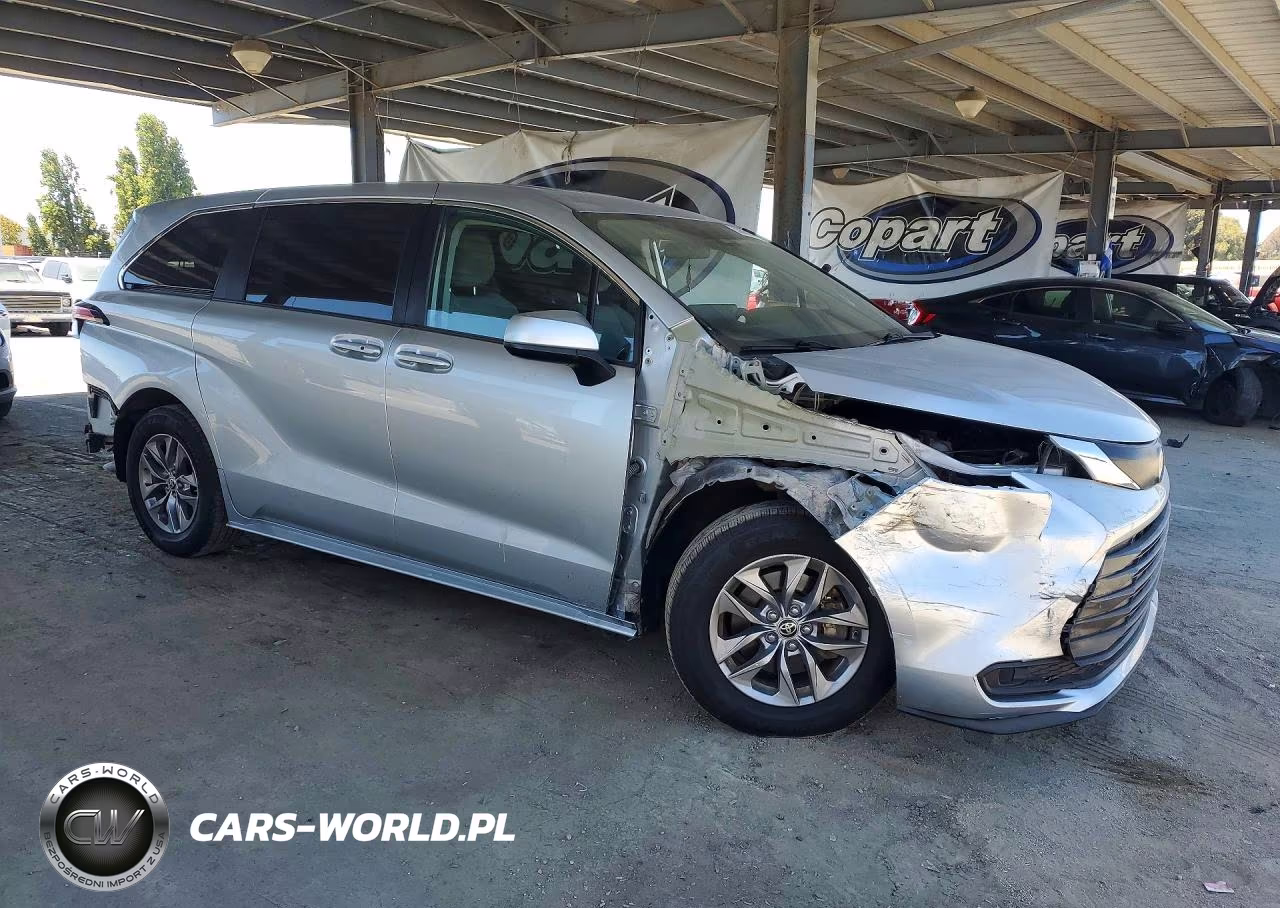 2022 Toyota Sienna Le VIN:5TDKRKEC8NS116516 - 4