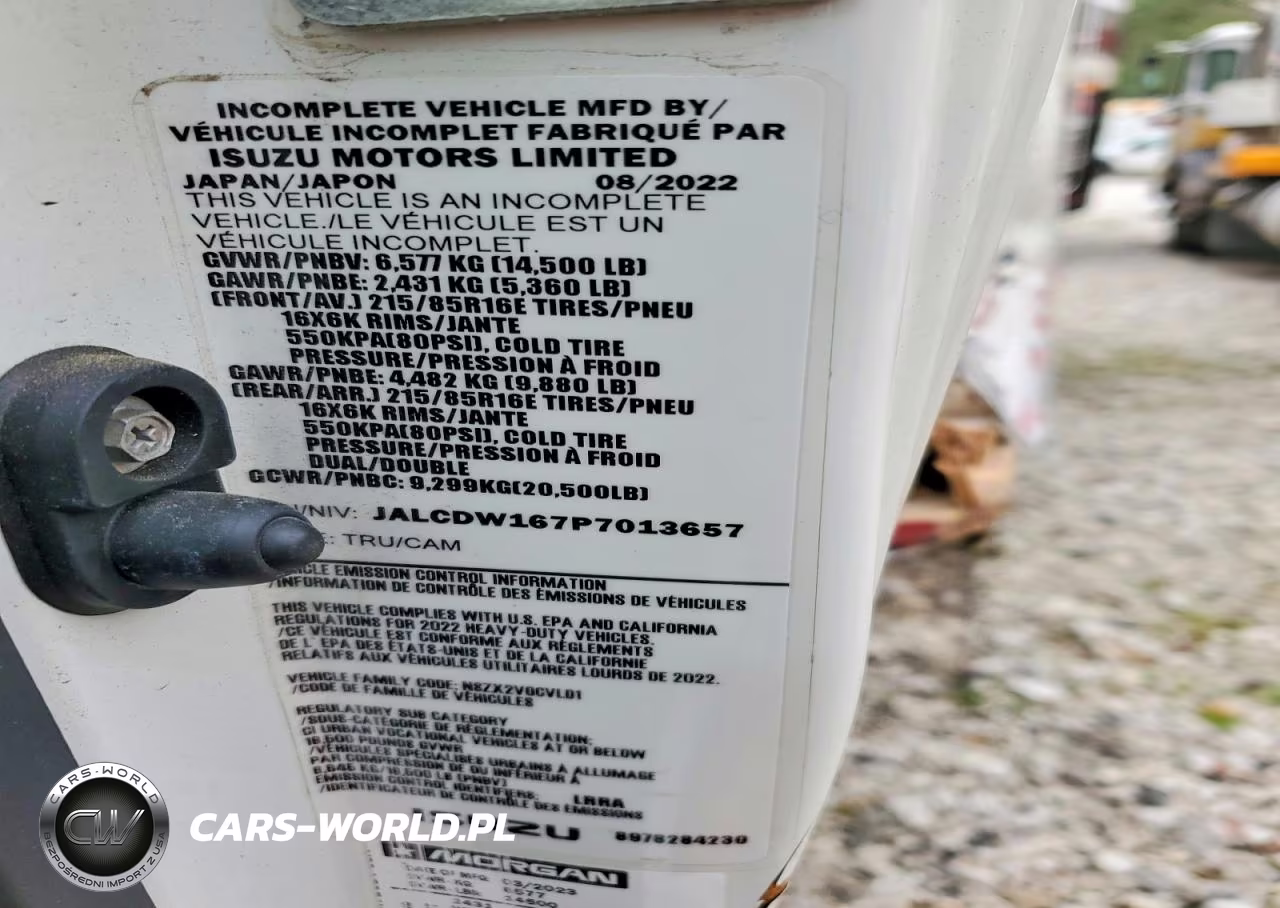 2023 Chevrolet 4500Hd Box Truck VIN:JALCDW167P7013657 - 13