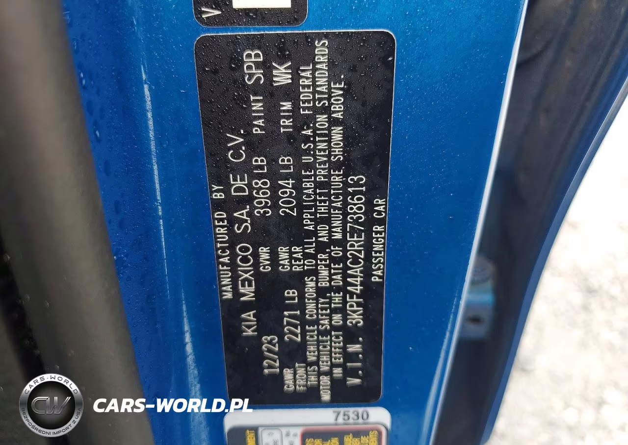 2024 Kia Forte Gt VIN:3KPF44AC2RE738613 - 13