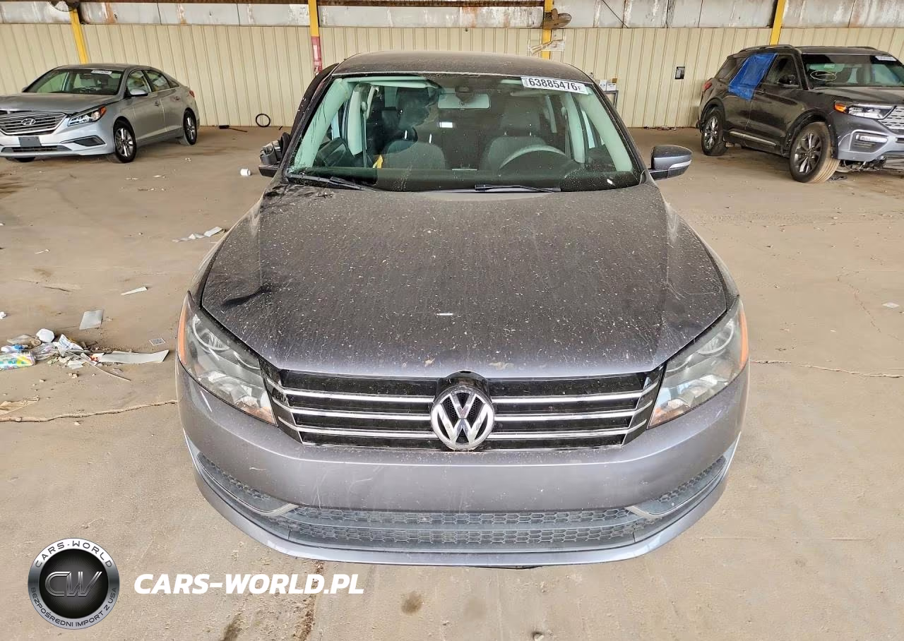 2013 Volkswagen Passat S VIN:1VWAP7A34DC029004 - 5