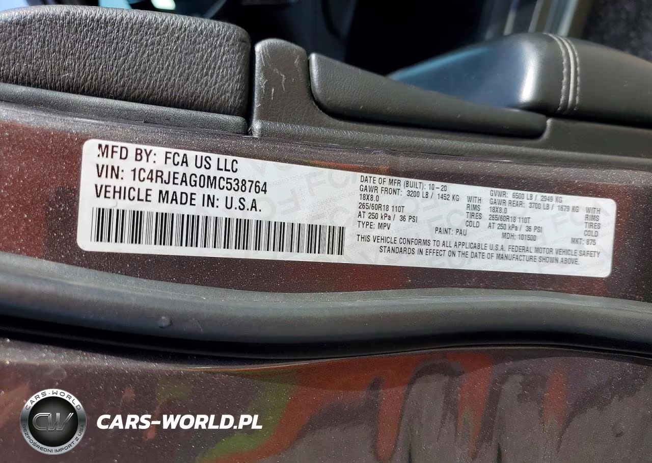 2021 Jeep Grand Cherokee Laredo VIN:1C4RJEAG0MC538764 - 13