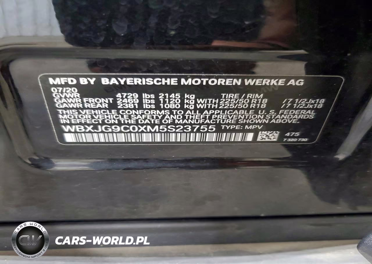 2021 BMW X1 xDrive28I VIN:WBXJG9C0XM5S23755 - 12