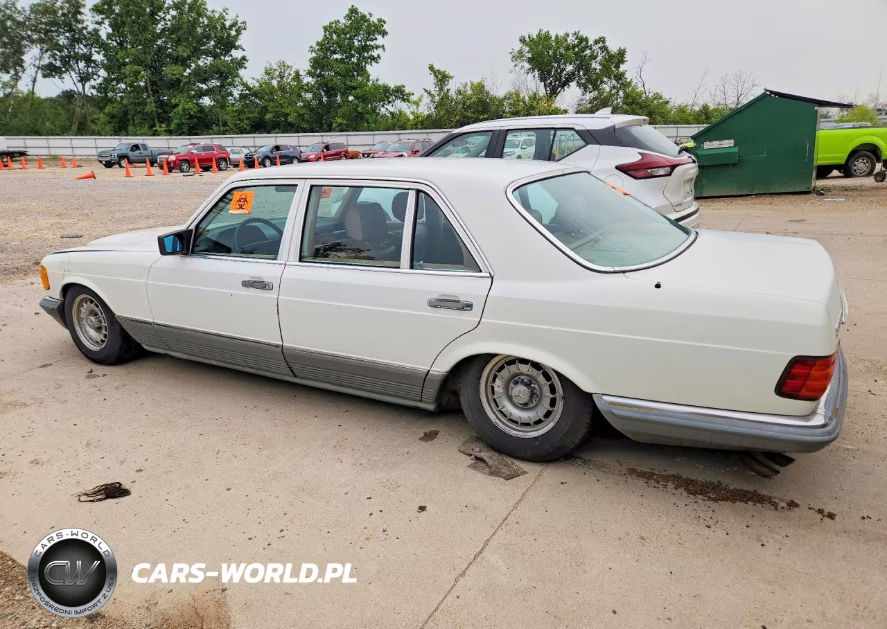 1984 Merced 500 Sel 198 Rwd VIN:WDB1260371A099988 - 2