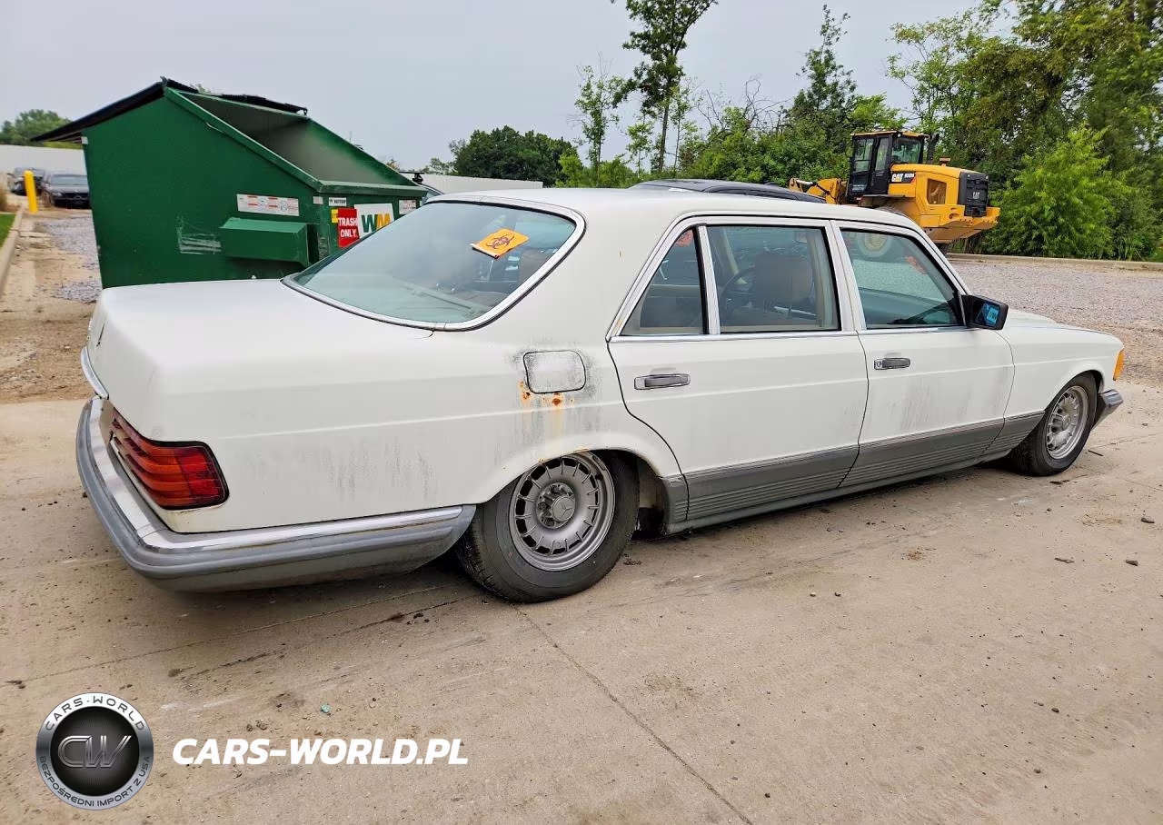 1984 Merced 500 Sel 198 Rwd VIN:WDB1260371A099988 - 3
