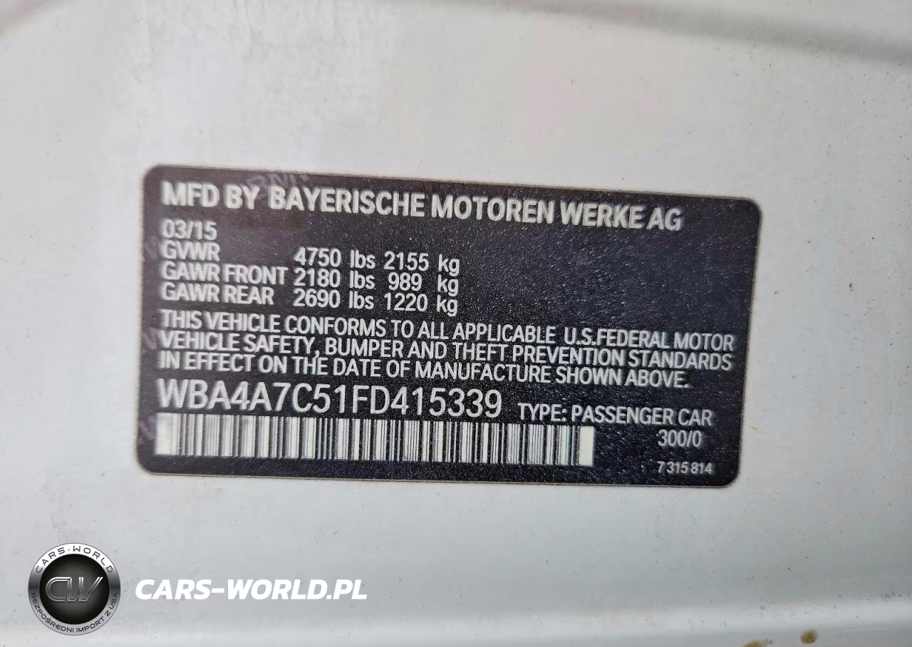 2015 BMW 428 Xi Gran Coupe VIN:WBA4A7C51FD415339 - 12
