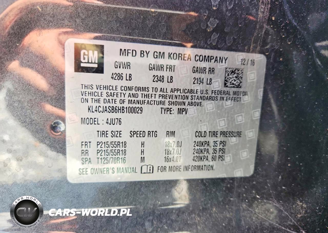2017 Buick Encore Preferred VIN:KL4CJASB6HB100029 - 14