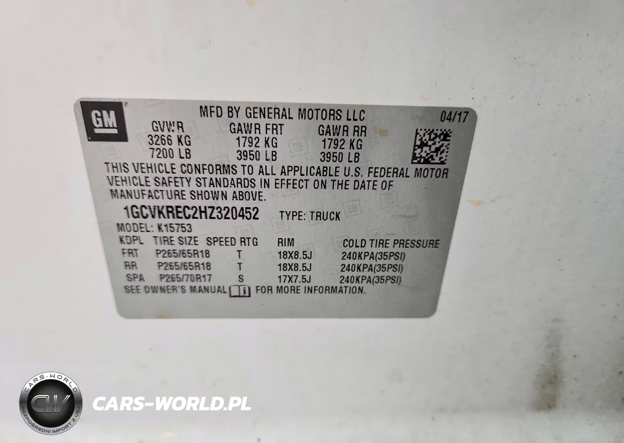 2017 Chevrolet Silverado K1500 Lt VIN:1GCVKREC2HZ320452 - 12