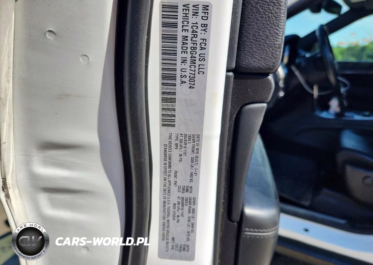 2021 Jeep Grand Cherokee Limited VIN:1C4RJFBG4MC773074 - 14