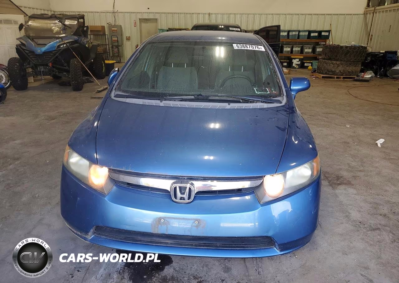 2007 Honda Civic Lx VIN:1HGFA16507L128670 - 5