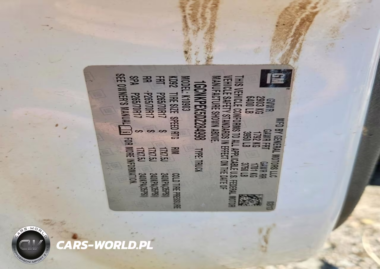 2013 Chevrolet Silverado K1500 VIN:1GCNKPEX5DZ284998 - 12