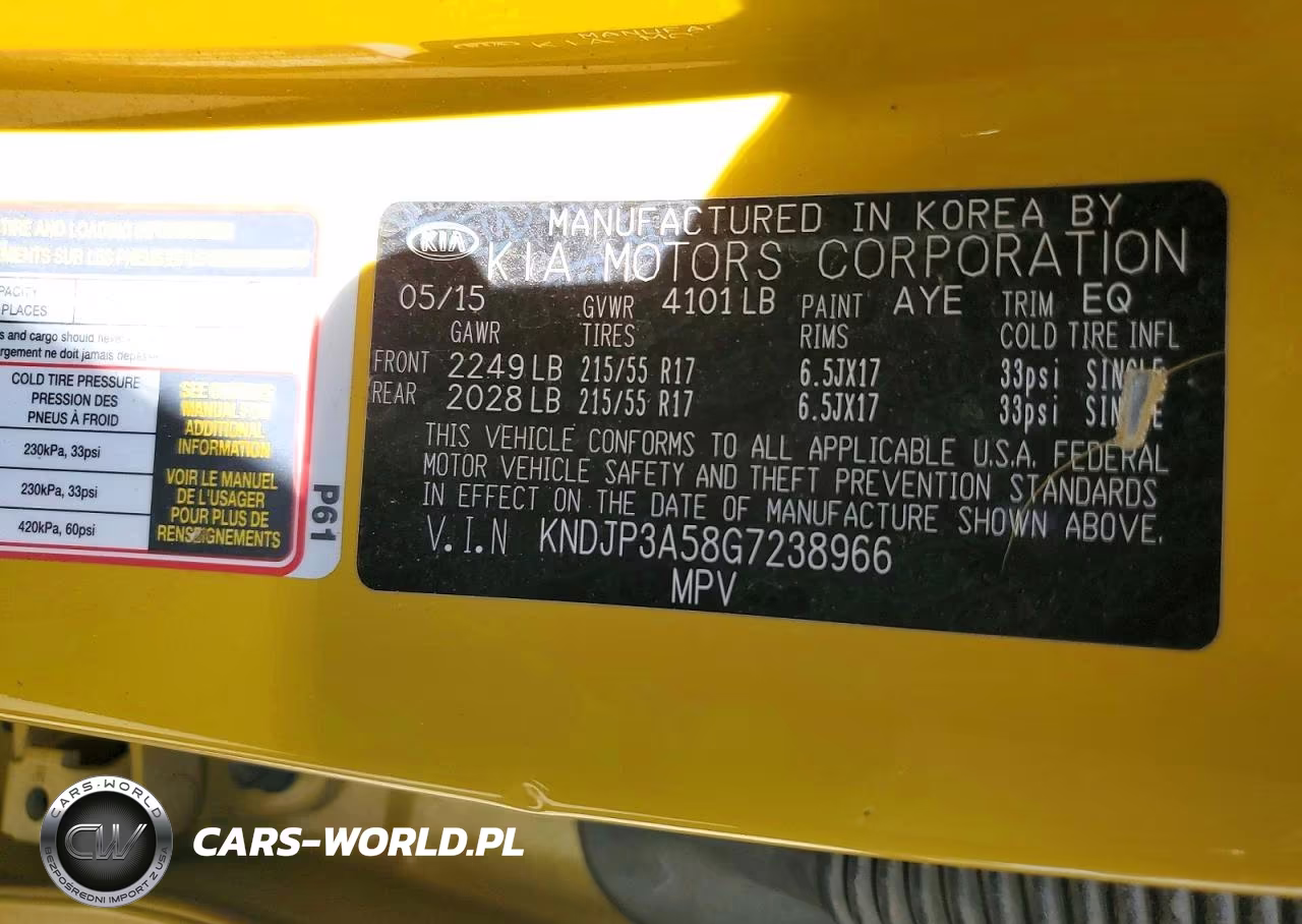 2016 Kia Soul + VIN:KNDJP3A58G7238966 - 12