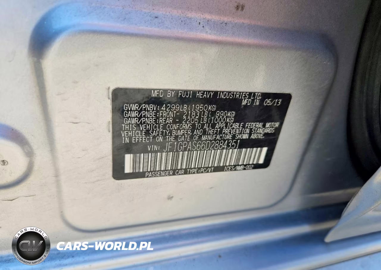 2013 Subaru Impreza Sport Limited VIN:JF1GPAS66D2884351 - 12