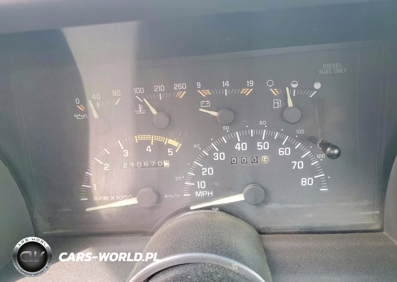 1993 Chevrolet Gmt-400 K3500 VIN:1GCHK34F8PE244893 - 9