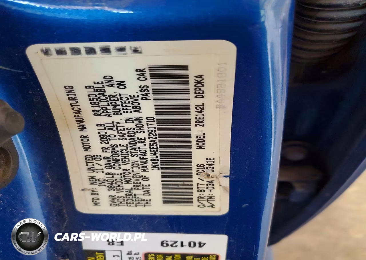 2010 Toyota Corolla Le VIN:1NXBU4EE5AZ291710 - 12
