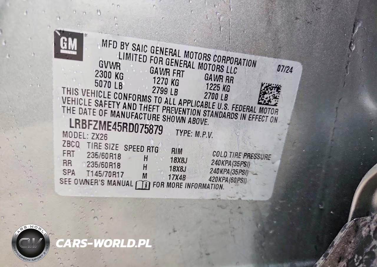 2024 Buick Envision Preferred VIN:LRBFZME45RD075879 - 13