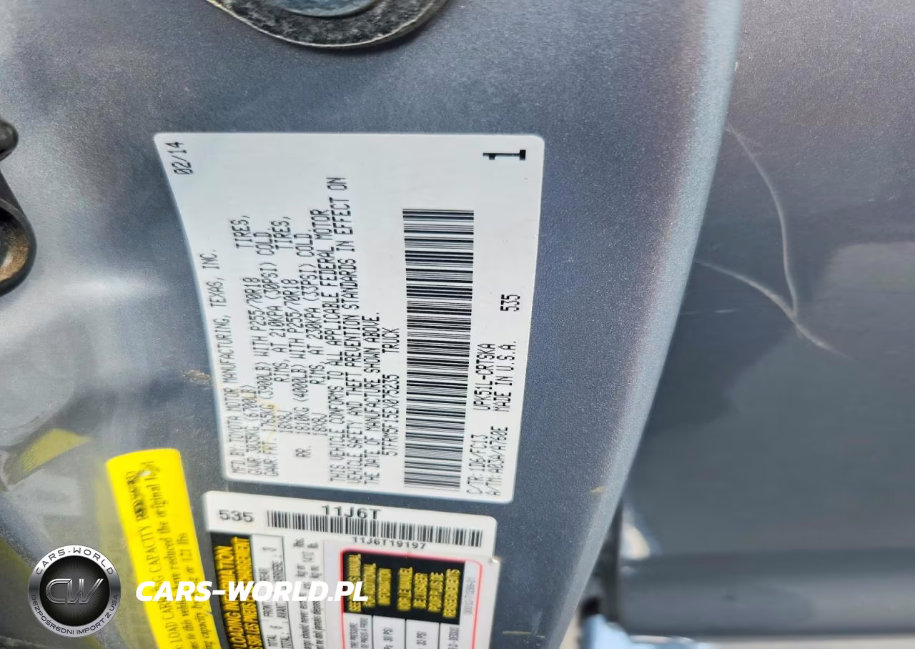 2014 Toyota Tundra Sr5 VIN:5TFRM5F15EX075235 - 12