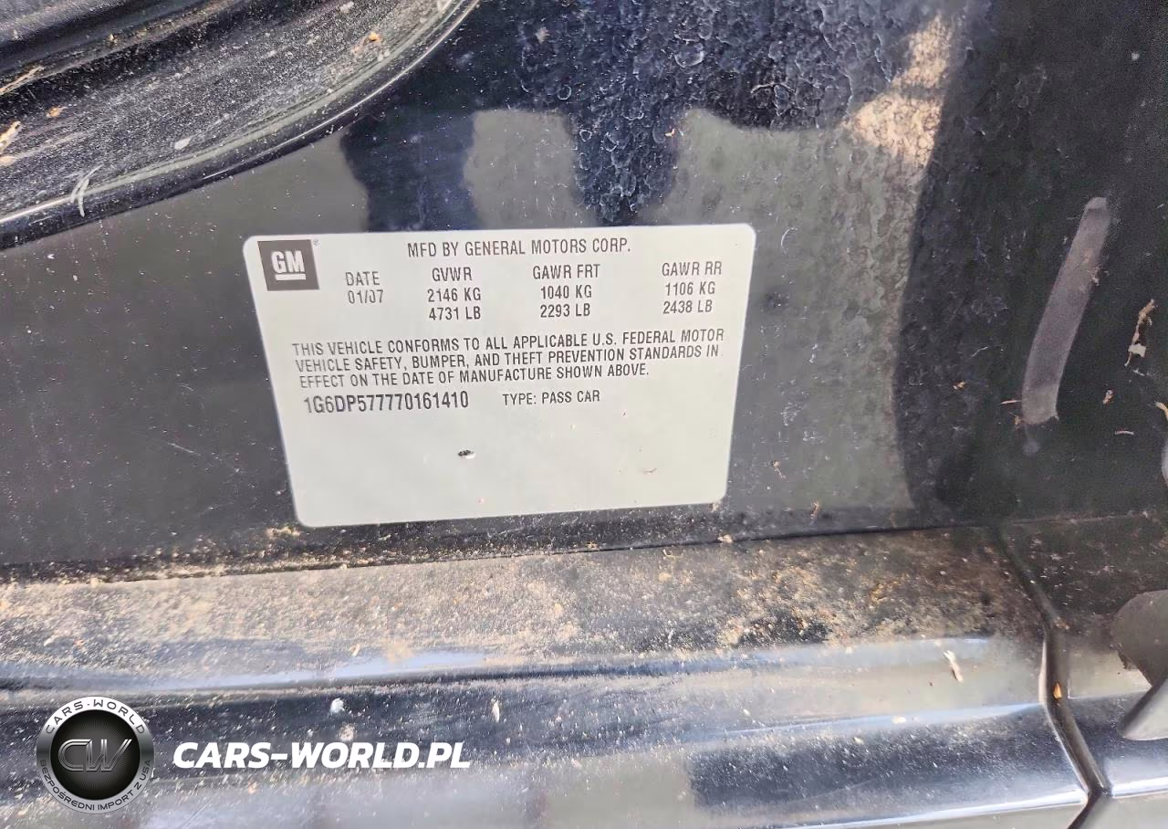 2006 Cadillac Cts-V VIN:1G6DP577770161410 - 12
