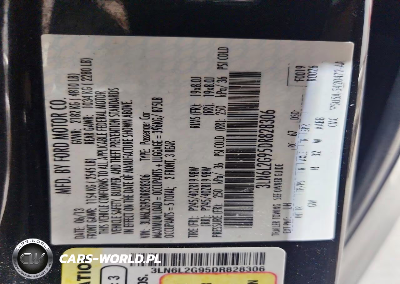 2013 Lincoln Mkz VIN:3LN6L2G95DR828306 - 12