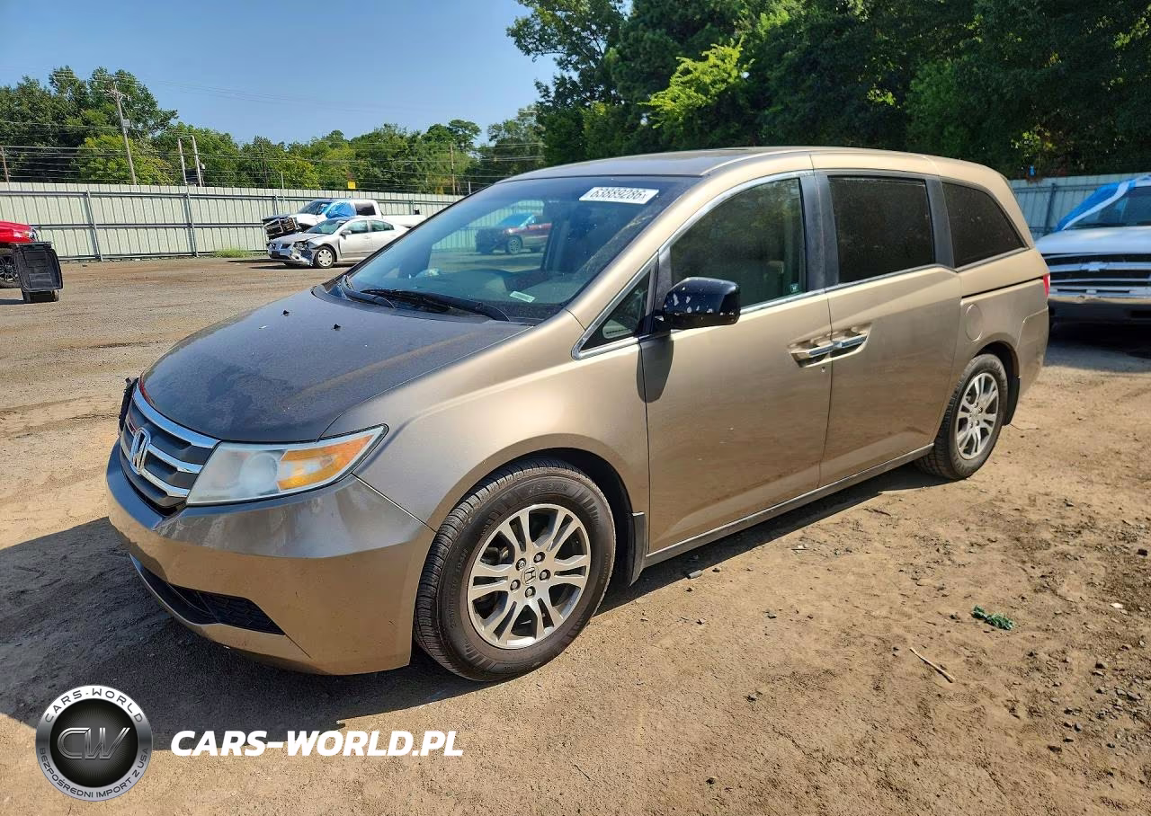 2012 Honda Odyssey Exl VIN:5FNRL5H63CB032970 - 1