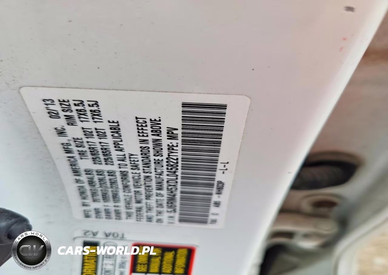 2013 Honda Cr-V Ex VIN:5J6RM4H5XDL045822 - 13