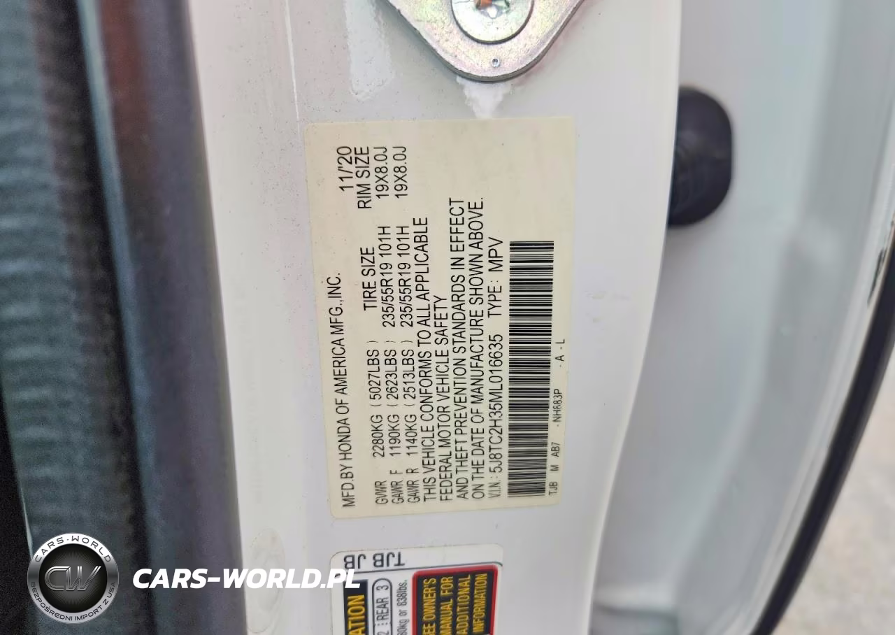 2021 Acura Rdx VIN:5J8TC2H35ML016635 - 14