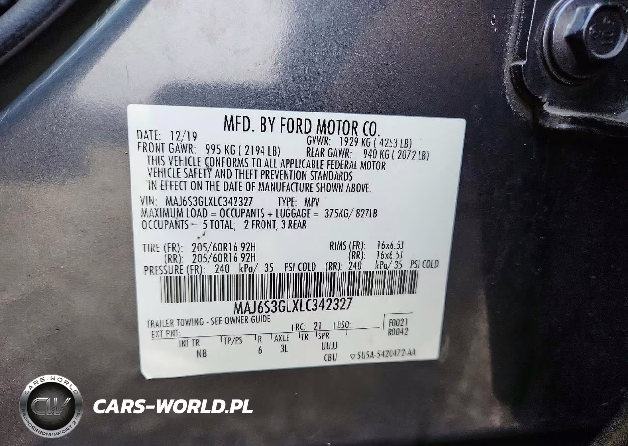 2020 Ford Ecosport Se VIN:MAJ6S3GLXLC342327 - 13