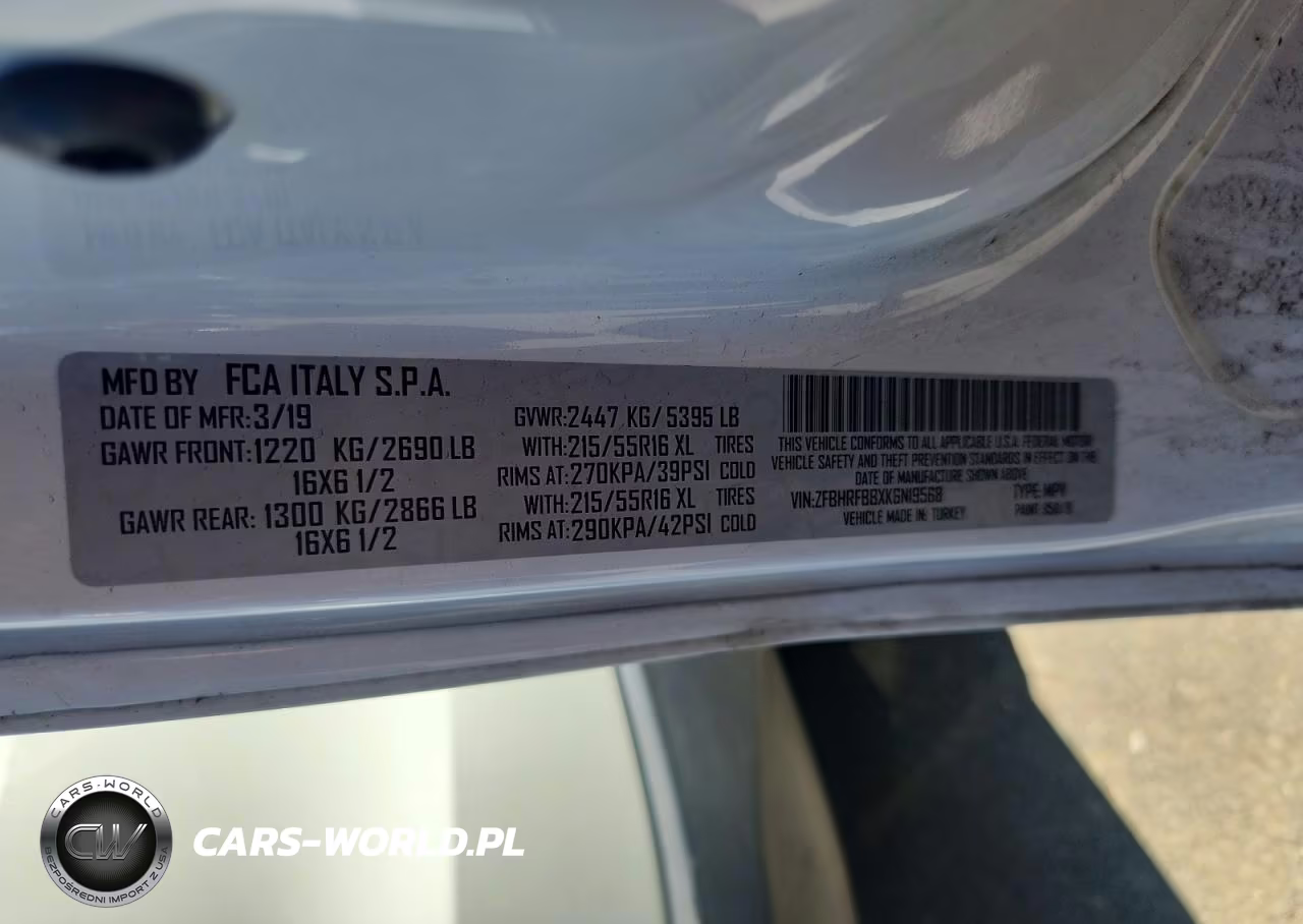 2019 Ram Promaster City Slt VIN:ZFBHRFBBXK6N19568 - 13