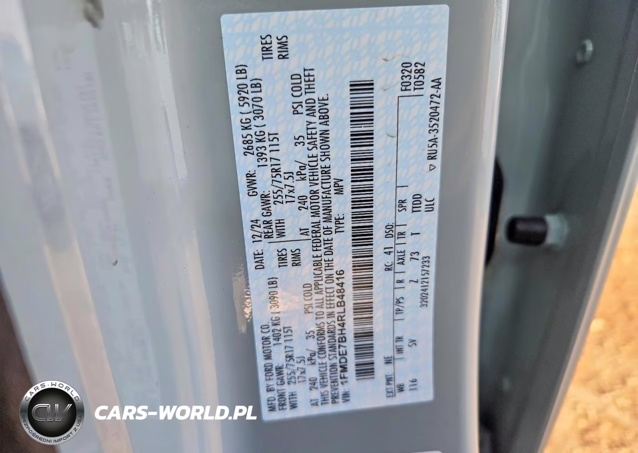 2024 Ford Bronco Big Bend VIN:1FMDE7BH4RLB48416 - 12