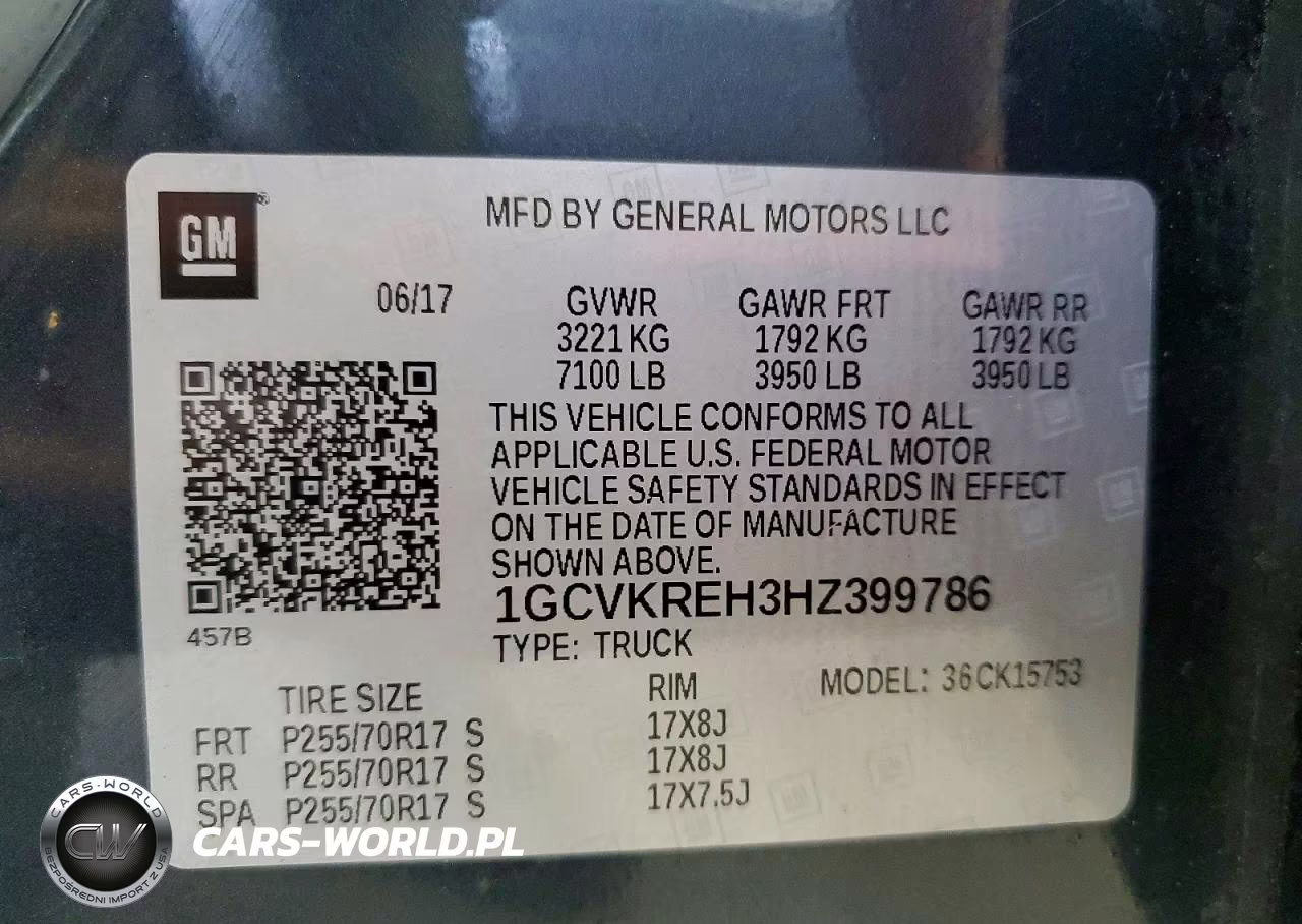 2017 Chevrolet Silverado K1500 Lt VIN:1GCVKREH3HZ399786 - 13