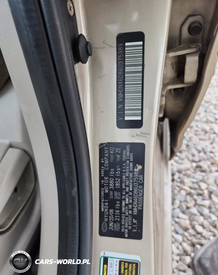 2006 Hyundai Elantra Gls VIN:KMHDN46D86U375989 - 12