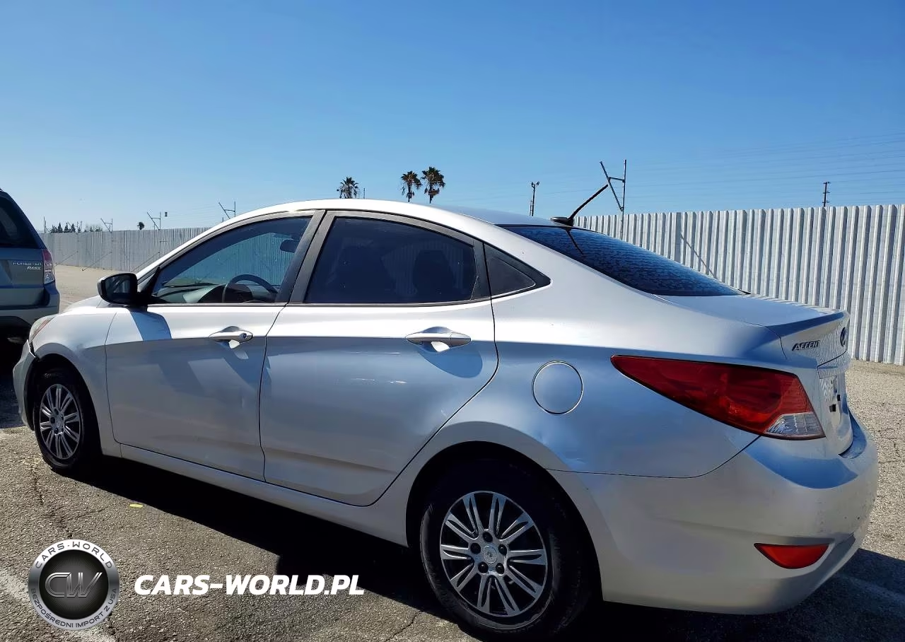 2012 Hyundai Accent Gls VIN:KMHCT4AE4CU242580 - 2
