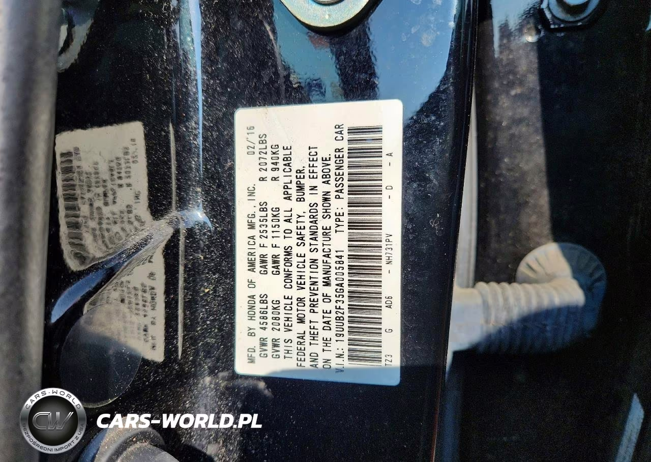 2016 Acura Tlx VIN:19UUB2F35GA005841 - 12