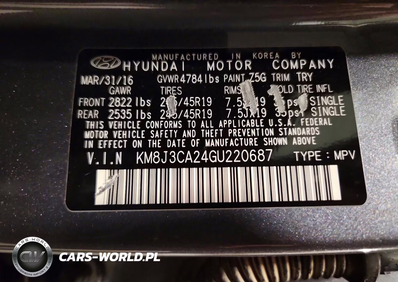 2016 Hyundai Tucson Limited VIN:KM8J3CA24GU220687 - 14