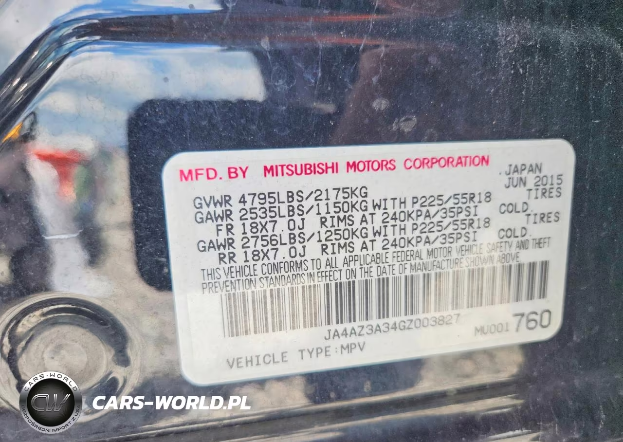 2016 Mitsubishi Outlander Se VIN:JA4AZ3A34GZ003827 - 13