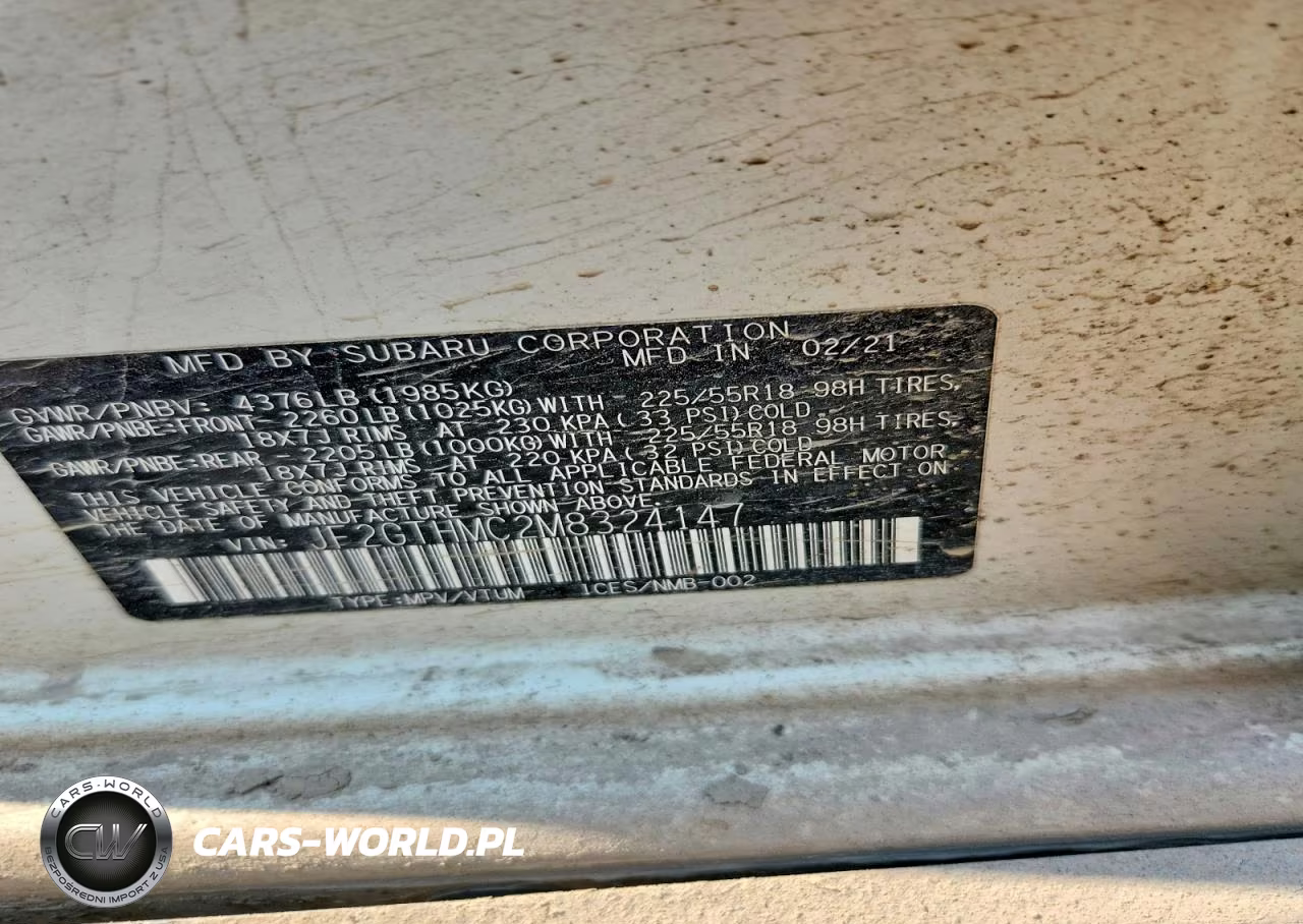 2021 Subaru Crosstrek Limited VIN:JF2GTHMC2M8324147 - 13