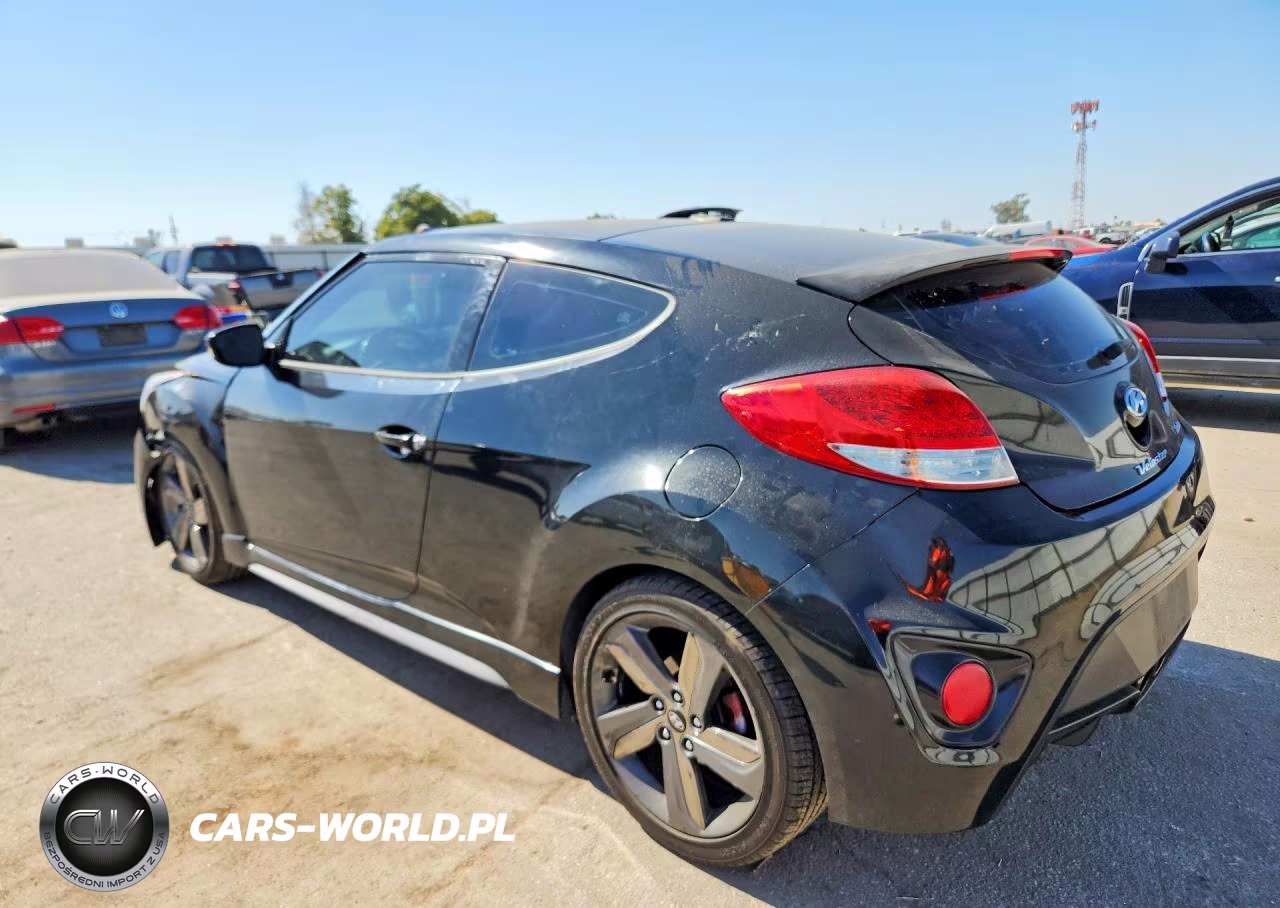 2015 Hyundai Veloster Turbo VIN:KMHTC6AE5FU225884 - 2