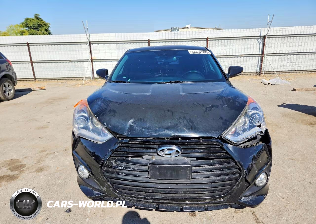 2015 Hyundai Veloster Turbo VIN:KMHTC6AE5FU225884 - 5