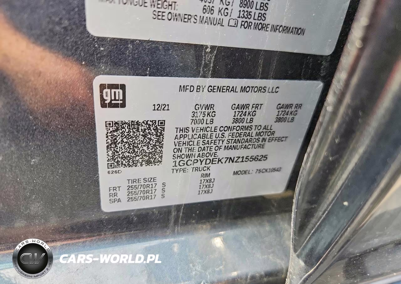 2022 Chevrolet Silverado Ltd K1500 Lt VIN:1GCPYDEK7NZ155625 - 12