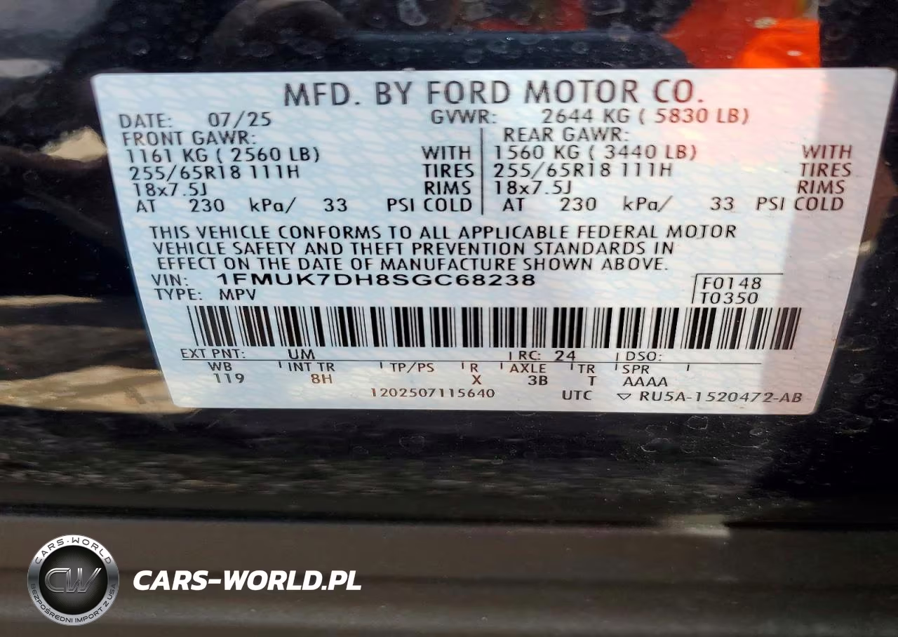 2025 Ford Explorer Active VIN:1FMUK7DH8SGC68238 - 13