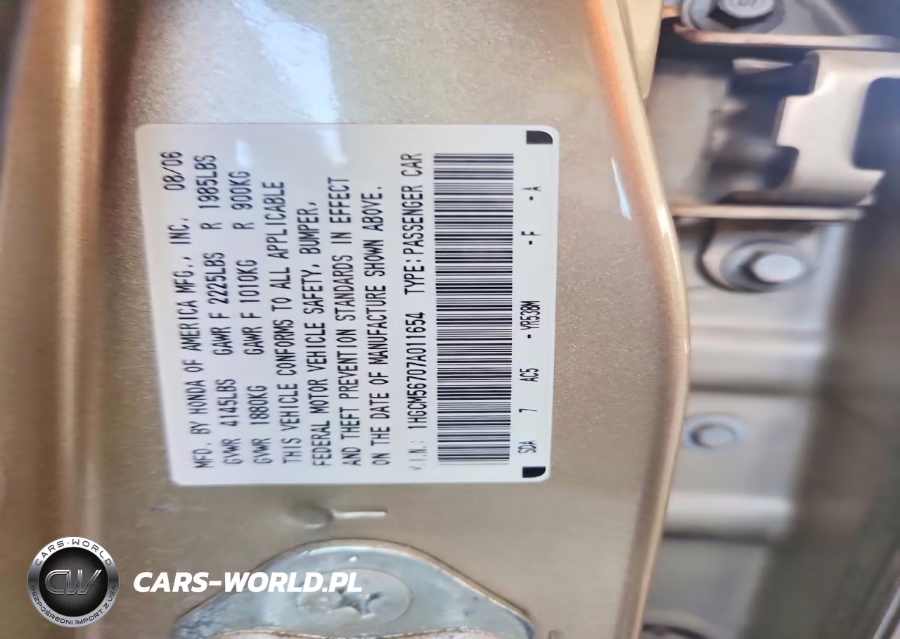 2007 Honda Accord Ex VIN:1HGCM56707A011654 - 12